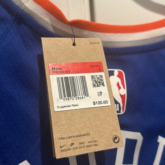 NWT NBA Nike “Barrett” Jersey L - Picture 4 of 6